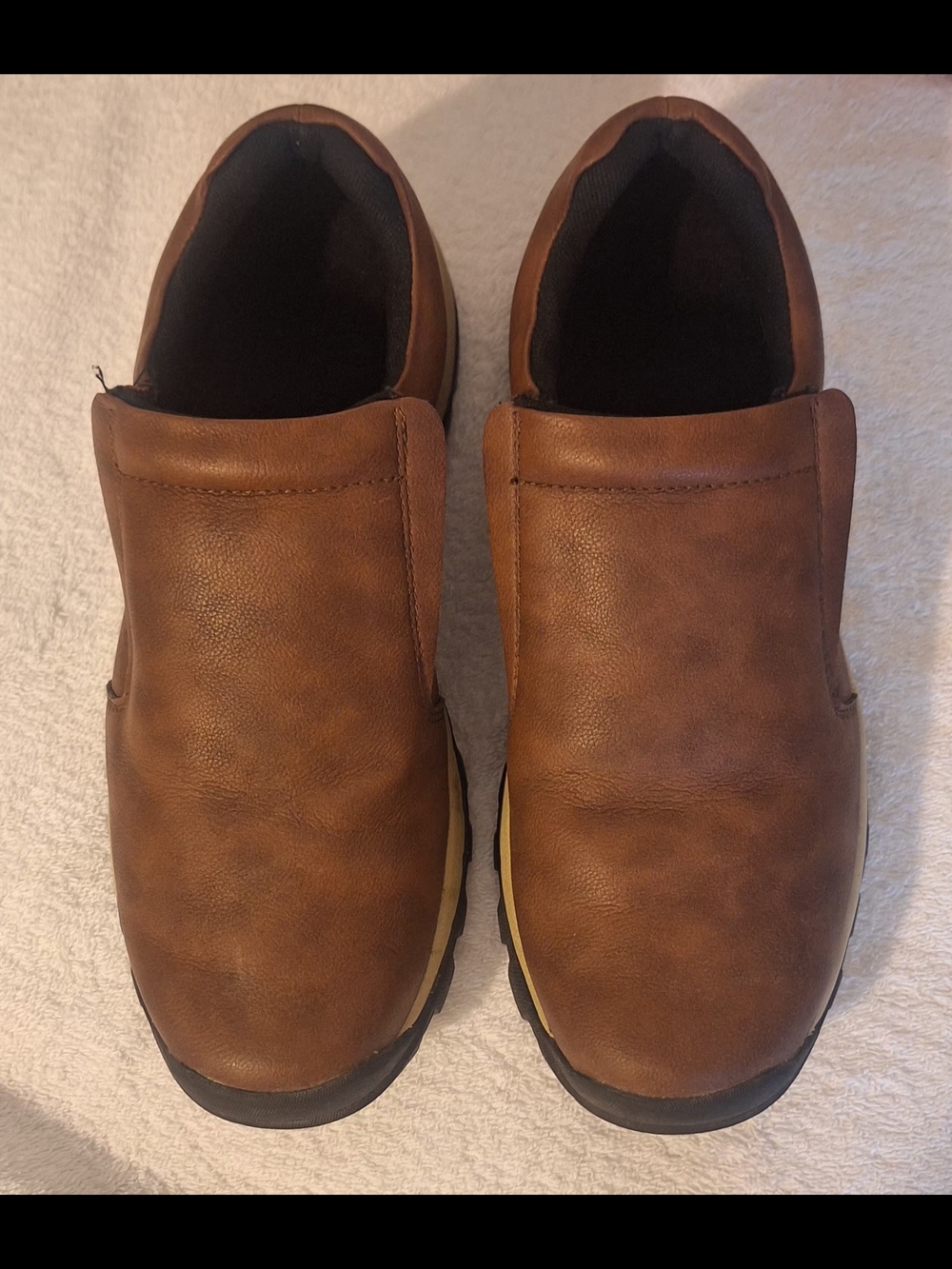 WHITIN Brown Slip-On Casual Loafers for Men